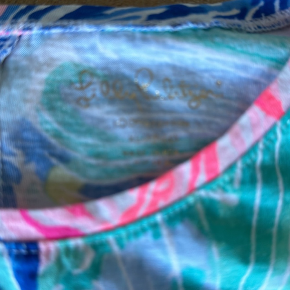 Girls Lilly Pulitzer Soft 100% Cotton Girls Dress - Picture 2 of 4